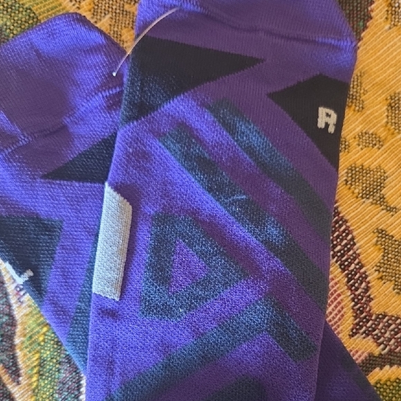Purple Geometric Pattern Socks - Picture 2 of 7